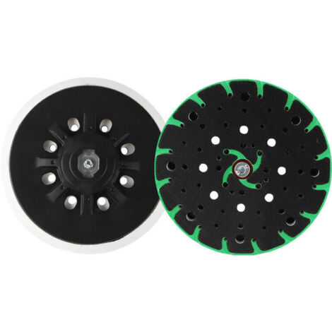 Disque Abrasif 150mm. Plateau de Ponçage Disque Ponceuse 150mm Ponçage de Tampons D'Interface pour Ponceuses Excentriques. Ponceuses Bosch. Boucle Festool. Vert
