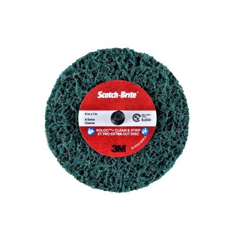 Disque abrasif 3M 7100192712 Scotch Brite Roloc +, Ø 100mm, par 10 ( Prix pour Boîte de 10 )