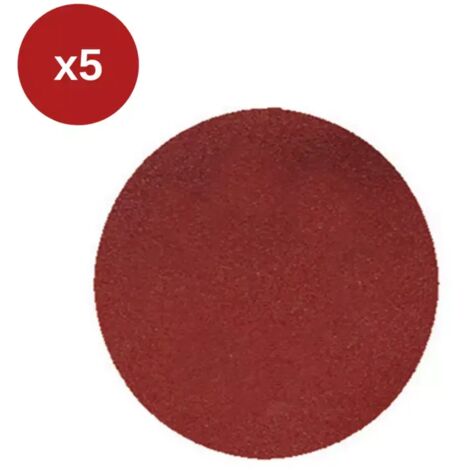 Disque abrasif à fixation par déchirure pour ponceuse murale électrique Valex "LM710" 225 mm, grain 120, lot de 5 pièces