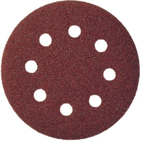 Disque abrasif adhésif PS 22 K 125 mm granul. 80 p. bois / métal corindon nbre. de trous 8