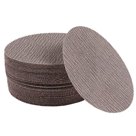 Disque abrasif de ponceuse maille, lot de 50, 150 mm, grain 120, auto-agrippant, sans poussière, antiadhésif, pour carrosserie automobile, bois, métal, plastique et peinture, OUYLAF