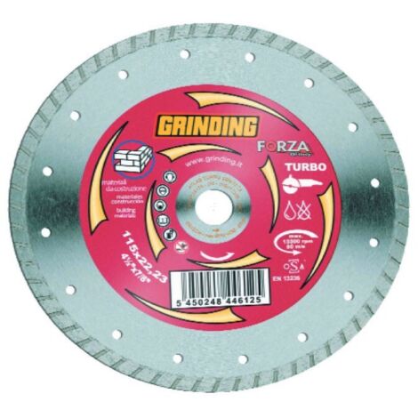 Disque abrasif diamant continu A" 230 mm pour ponceuse de marbre