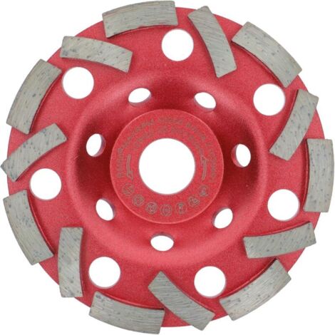 Disque abrasif diamanté Extra Speed Béton 125 mm x 22,2 mm Plateau de ponçage pour béton Colle à carrelage et maçonnerie