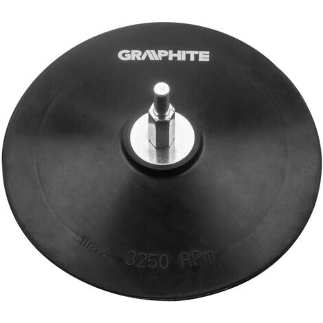 Disque abrasif flexible graphite 55h823 velcro 125 mm