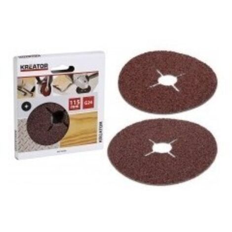 Disque abrasif kreator grain 24 115 mm 5 unités