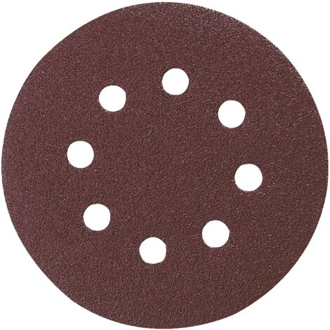 Feuille abrasive pour ponceuse excentrique Makita P-43549 avec bande auto-agrippante Grain 60 (Ø) 125 mm 10 pc(s) W064361