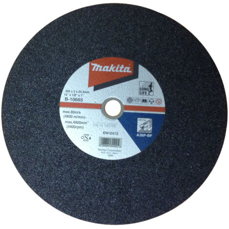 Disque abrasif Makita B-10665-5 355x3 mm 5 pcs. pour le métal