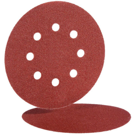 Disque abrasif papier velcro BW 115 - Ø 125 Grain 40 - 8 Trous - HERMES - 6539626