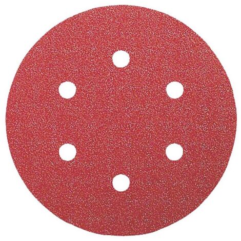 Disque abrasif perforé 150mm grain 120 auto-agrippants P64E Selfgrip - Flexovit