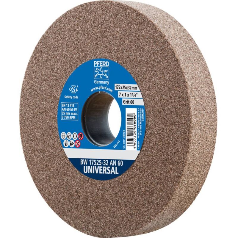 Pferd - 39009717 Meule pour touret Diamètre 175 mm ø de perçage 32 mm acier, acier inoxydable, Fonte 1 pc(s)