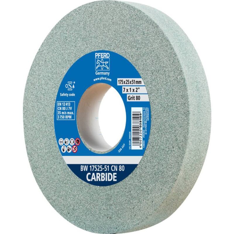 PFERD 39009726 Meule pour touret Diamètre 175 mm Ø de perçage 51 mm Verre, métal, acier 1 pc(s)