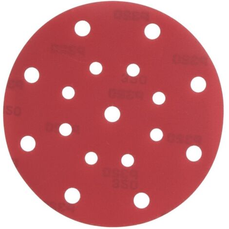 Disque abrasif - Radix - Pro - Velcro 150 mm - P320 - 17 trous (50 pcs)
