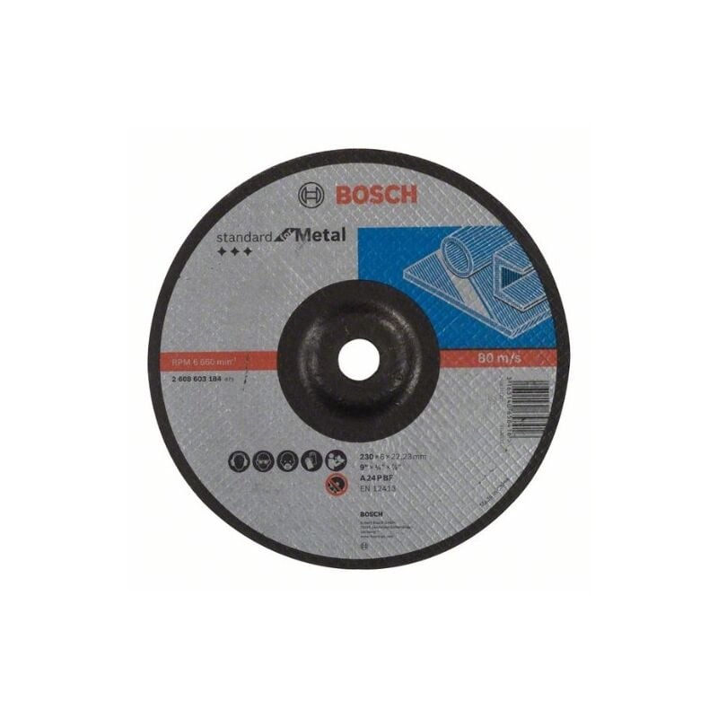Bosch - Disque abrasif Standard pour métal Ø230 mm