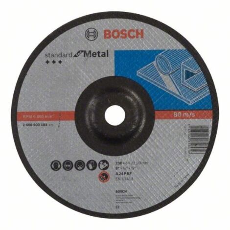 Disque abrasif Standard pour métal Ø230 mm - BOSCH