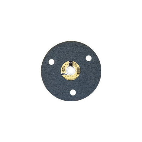 Disque abrasif TWINPOWER D. 125 mm droit granulation 40-60-80 boîte
