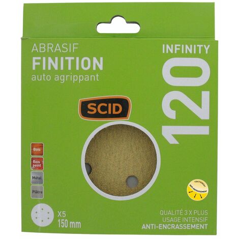 Disque Auto-agrippant ø 150 Mm 6 Trous 120 5