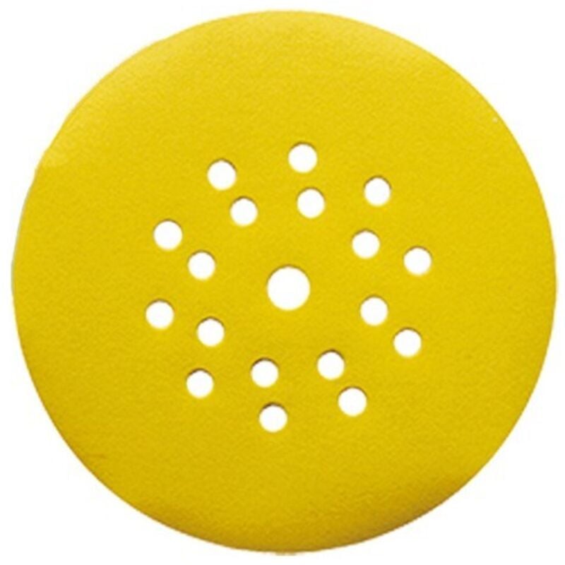 Leman - 5 dischi autofrenanti in corindone giallo - d. 225 mm Gr. 150 - 18 + 1 fori per legno 22519.07