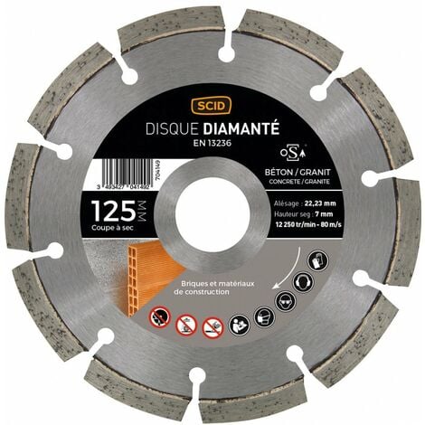 Disque diamant Eco béton 125mm BS40+ - Reservoir TP