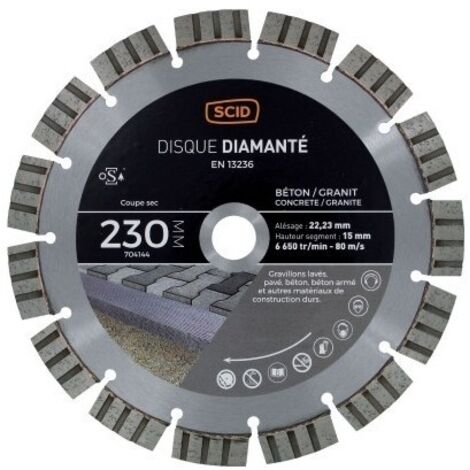 Disque Béton Granit 230 22 , 23 – Prestige