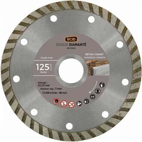 Disque Béton Granit Entrée De Gamme 125 22,23