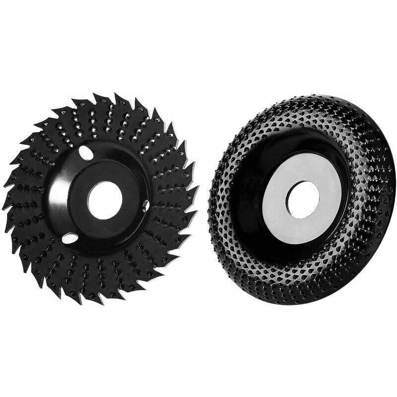 Disque Bois Meuleuse, 125mm Disques de Meuleuses à Rectifier, Disque Abrasif en Bois, Meuleuse d'angle en Carbure de Tungstène, Roues pour Meuleuse