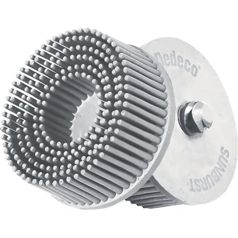 Disque brosse radiale Sunburst D.51mm K.120 A120 MED B.51 blanc 25000min TYROLIT