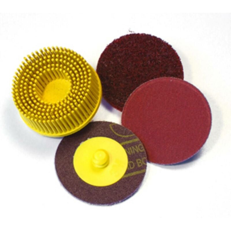 Cedrey - disque brosse roloc Ø50MM bristle abrasif a fil vert