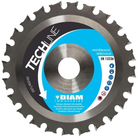 Disque carbure DCU Diam Industries - D 230MM - DIAM INDUSTRIES - DCU230/22