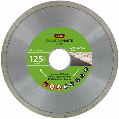 Disque Carreleur  125mm 22,23