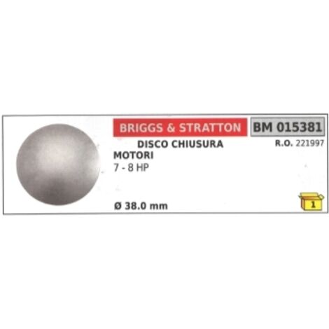 Disque de blocage BRIGGS & STRATTON tracteur de pelouse 7 - 8 HP Ø  38,0 mm 221997
