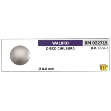 Disque de blocage WALBRO Ø  8.0 mm 88-54-8