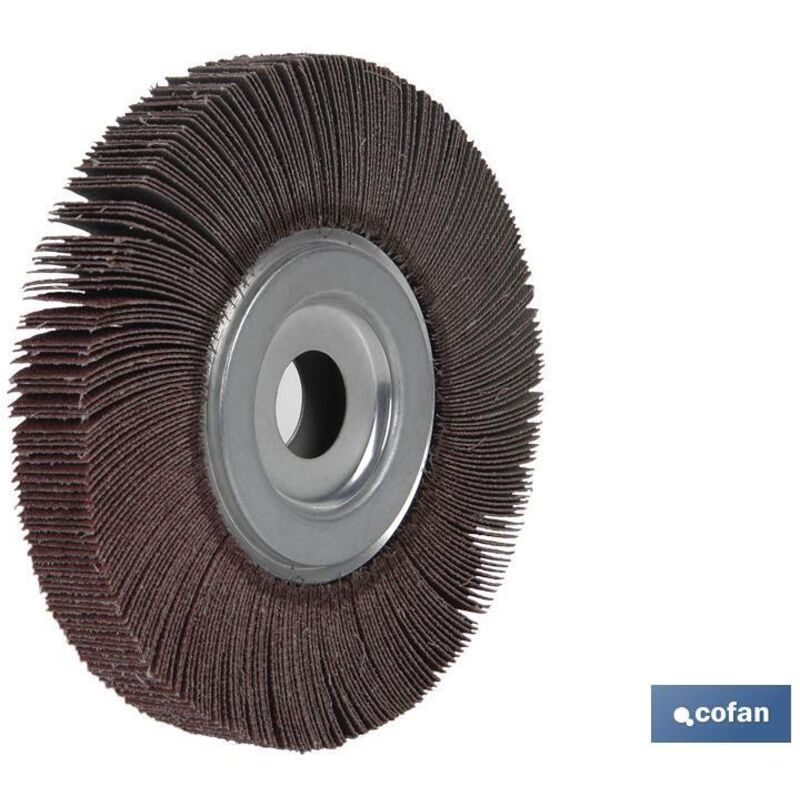 Cofan - Brosse à feuille abrasive avec noyau Rft G-50