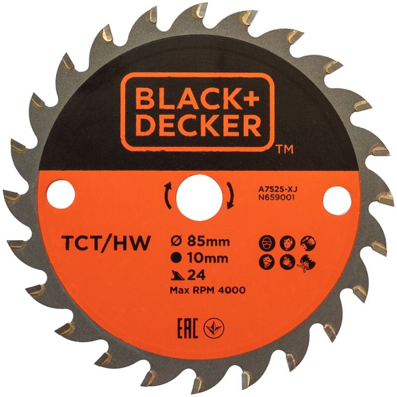 Black&decker - lama b+d tct 85 F.10 24D. A7525-XJ
