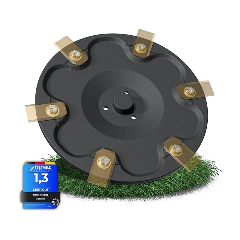 Disque de coupe 6 lames compatible avec les tondeuses robotisées Segway Navimow i105E, i108E et i110n - Disque de coupe haute qualité pour 6 lames