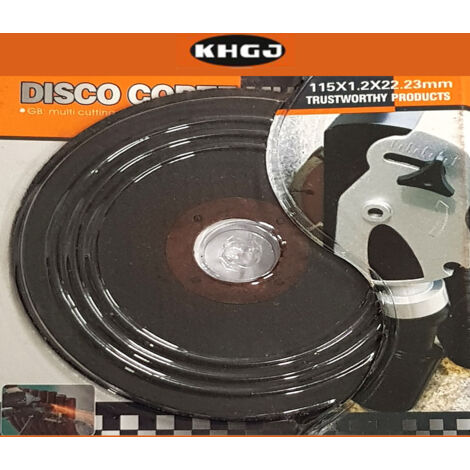 DISQUE DE COUPE ABRASIF MULTIFONCTION 115 X 1,2 X 22,23 MM KHGJ 83001 DIY
