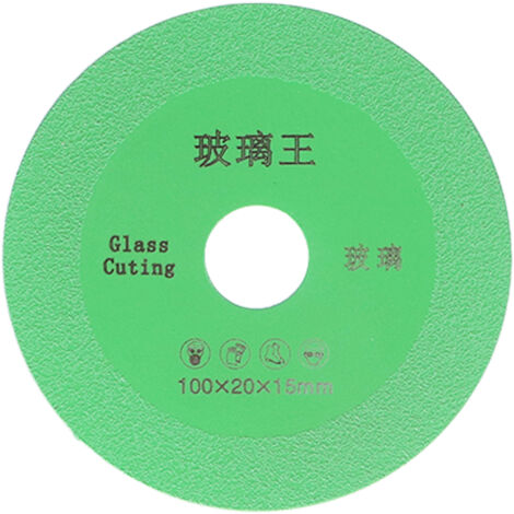 Disque de coupe de verre 4in Diamond Cutter Wheel Meulage Lame de scie pour brique en céramique