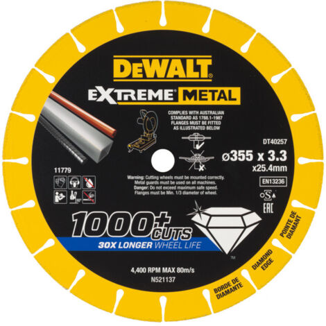 disque de coupe Dewalt DT40257-QZ