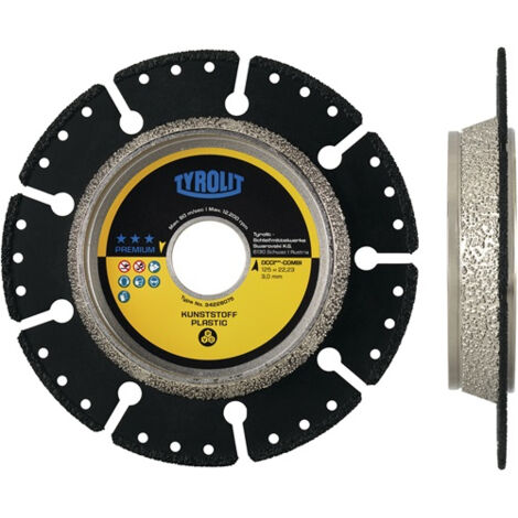 Disque de coupe diamant DCCI Premium Ø125mm, trou de 22,23mm, épaisseur 3mm