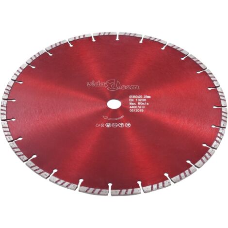 Disque de coupe diamanté avec turbo Acier 350 mm CFW32554