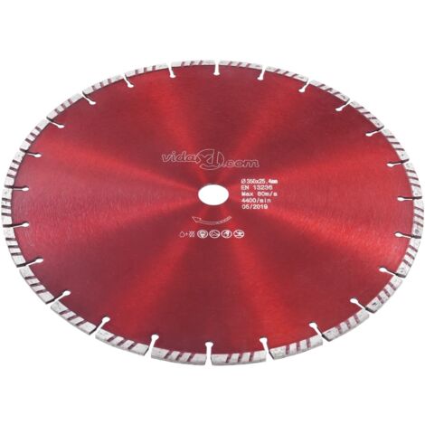 Disque de coupe diamanté avec turbo Acier 350 mm CFW42867