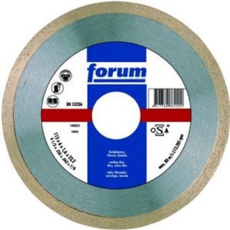 Disque de coupe diamantÚ, frittÚ 150 x 25,4 x 2,2 mm