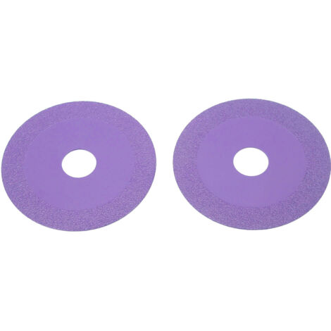 Disque de Coupe, Disque de Coupe en Verre Résistant à la Chaleur Facile à Installer 2 Pièces pour (Violet)