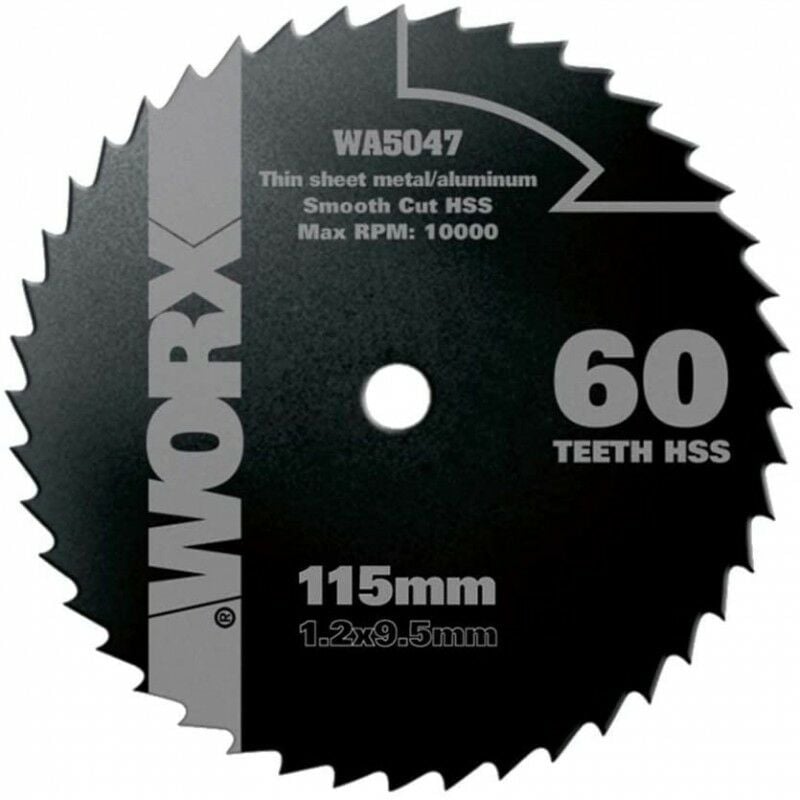 Worx - Disque à tronçonner universel Hss 60 dents Wa5047
