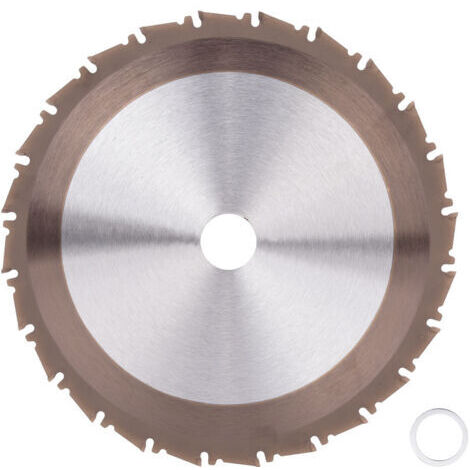 Disque de coupe en carbure de tungstène 24 dents, 210 mm, pour bois, alésage 25,4 mm