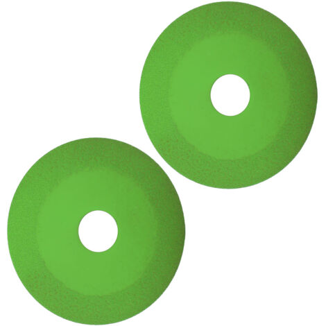 Disque de coupe en verre, 22mm ID 100mm OD 15mm largeur de sable 1mm d'épaisseur, lame de scie diamant pour carrelage cristal bouteille de vin vert 2 pièces