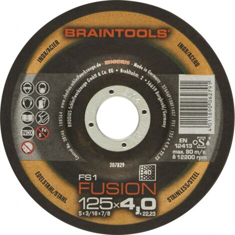 Disque de coupe FUSION K40125x6,5mm coudé Rhodius(Par 10)