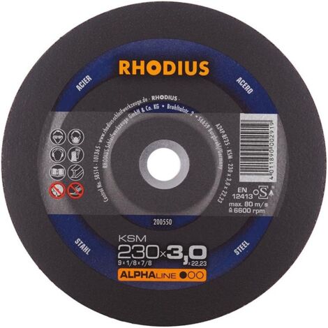 Disque de coupe KSM 230 x 3,0mm  Rhodius(Par 25)