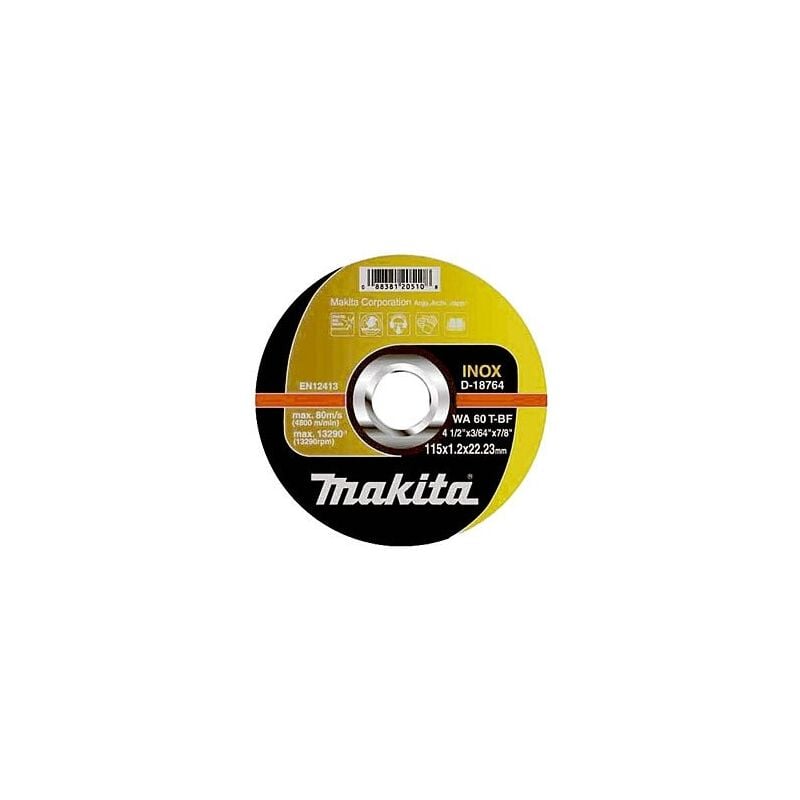 Makita - disque de coupe D-53366 bien 1,2 x 125 x 22,23