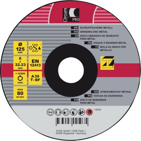 Disque de coupe Metall 115x6 mm CircumPRO