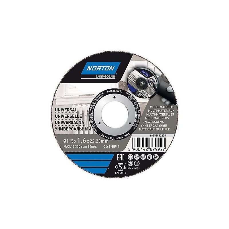 Disque de coupe multi 115x1,6x22,2 mm